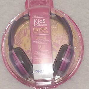 Philips Kids Ear Cushion Limited Volume Adjustable Headband Wired Headphones